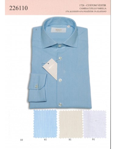 226110-1726-61 Camisa Vestir Custom...