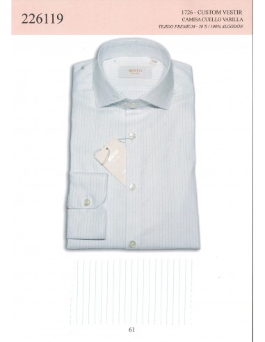 226119-1726-61 Camisa Vestir Custom...