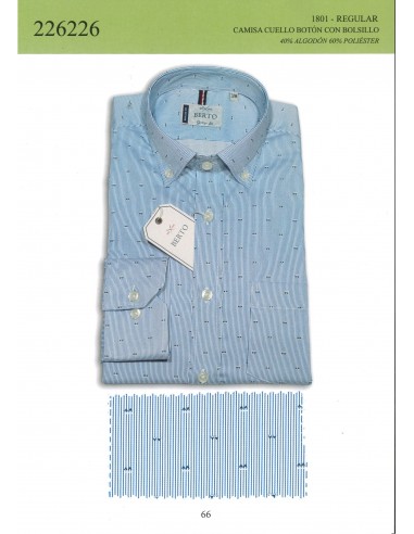 226226-1801-66 Camisa Estampd Regular...