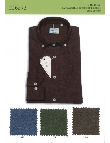 226272-1801-65 Camisa Regular Azul...