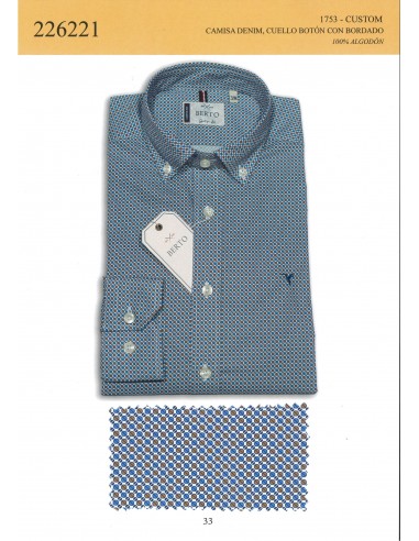 226221-1753-33 Camisa Custom...